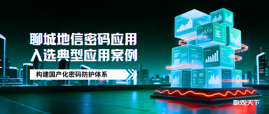 构建国产化密码防护体系，聊城地信密码应用入选典型案例-数观天下
